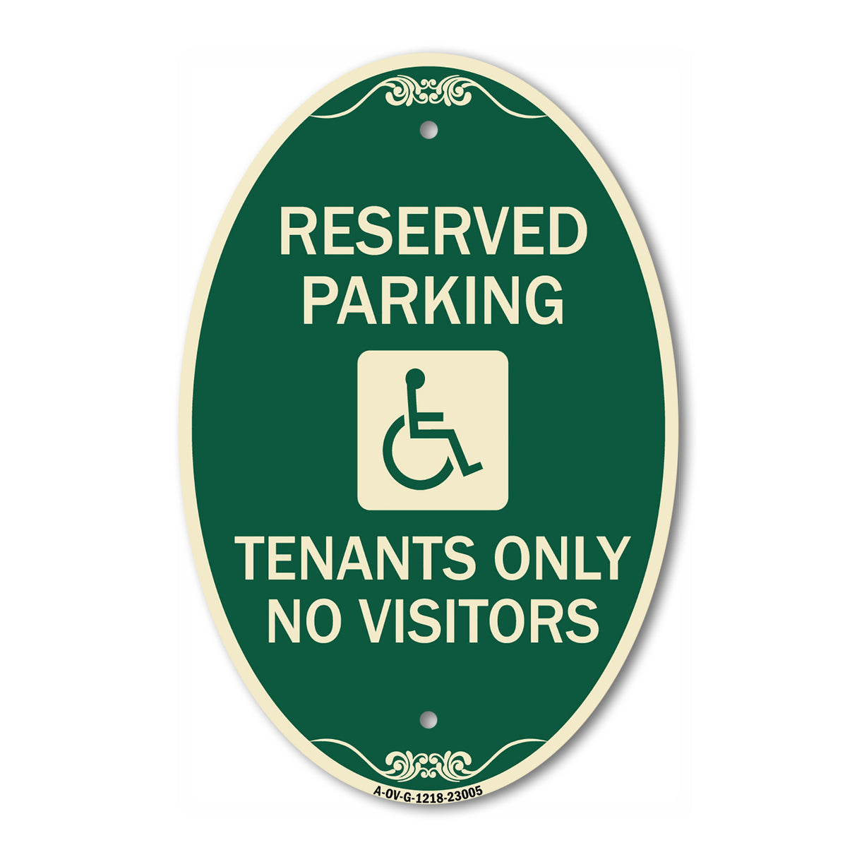 Reserved Parking Tenants Only No Visitors (With Graphic)
