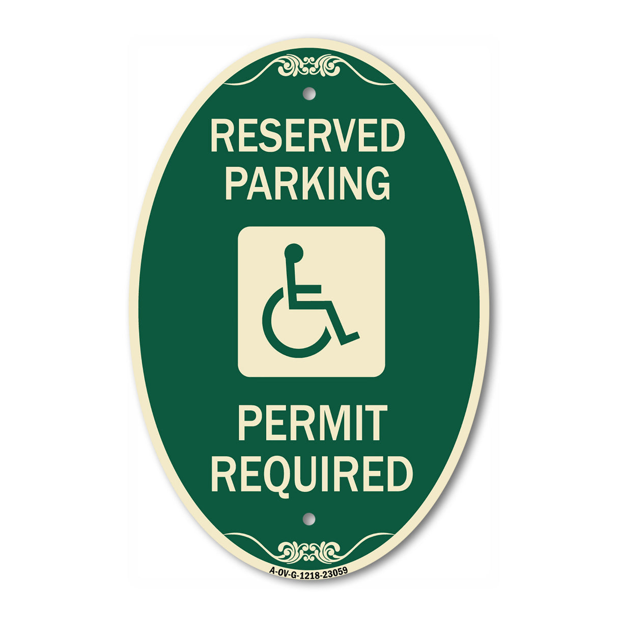 Reserved Parking Permit Required (With Graphic)