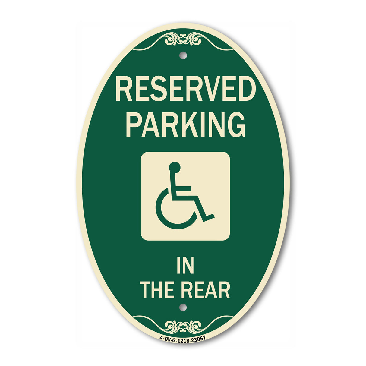 Reserved Parking in the Rear (With Graphic)