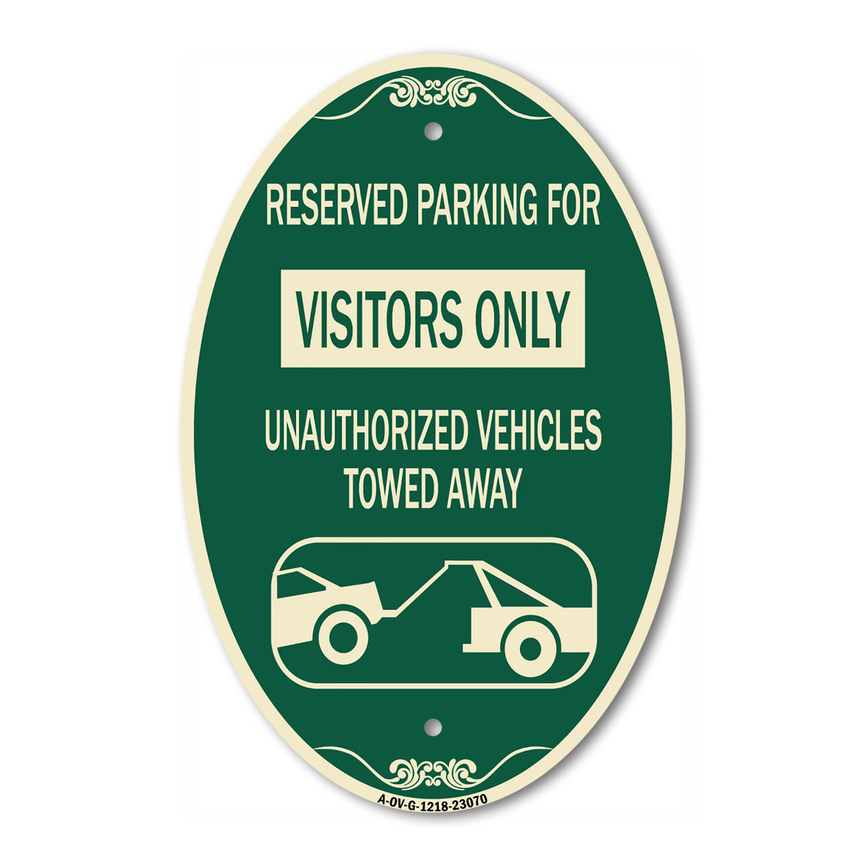 Reserved Parking for Visitors Only Unauthorized Vehicles Towed Away