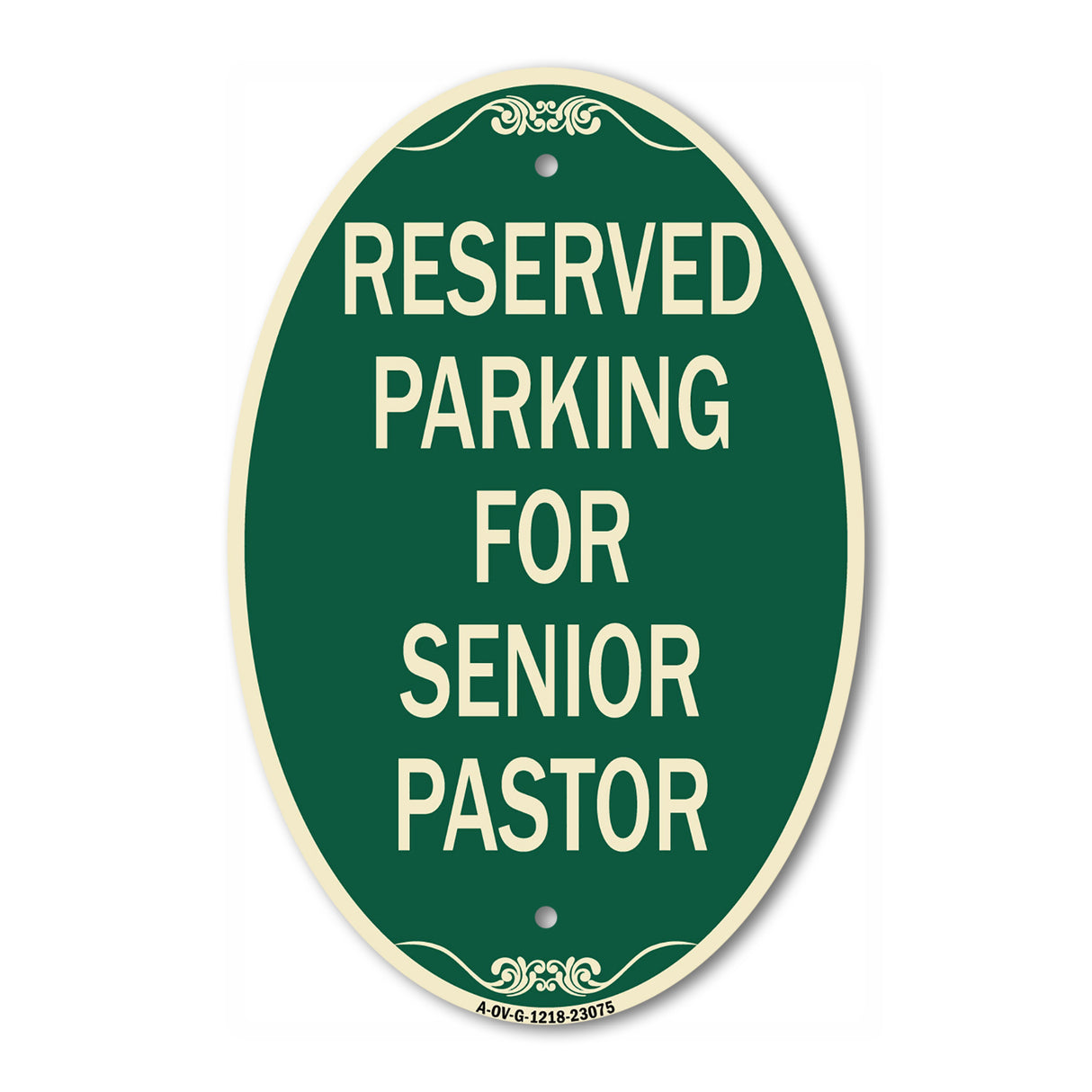 Reserved Parking for Senior Pastor