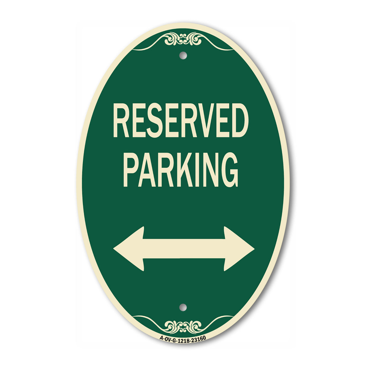 Reserved Parking (Arrow Pointing Left and Right)