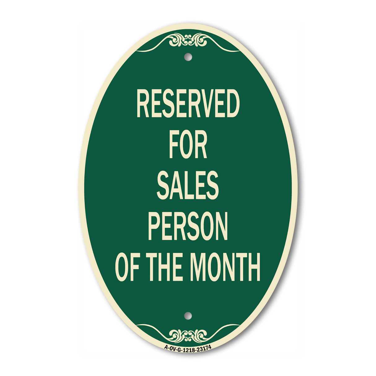 Reserved for Salesperson of the Month