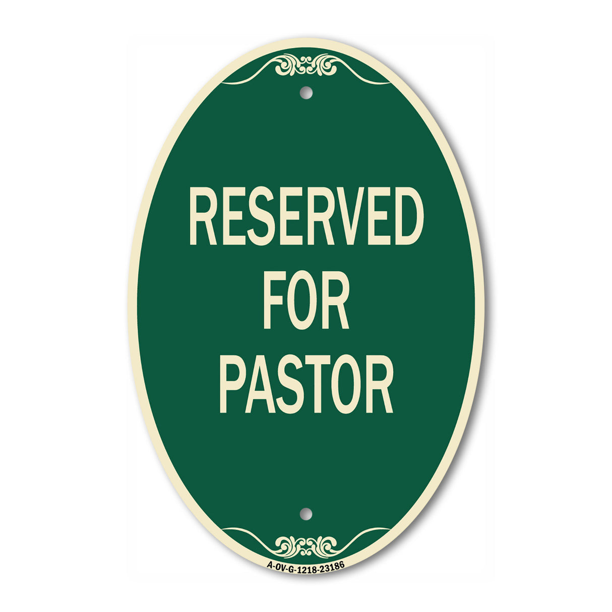 Reserved for Pastor