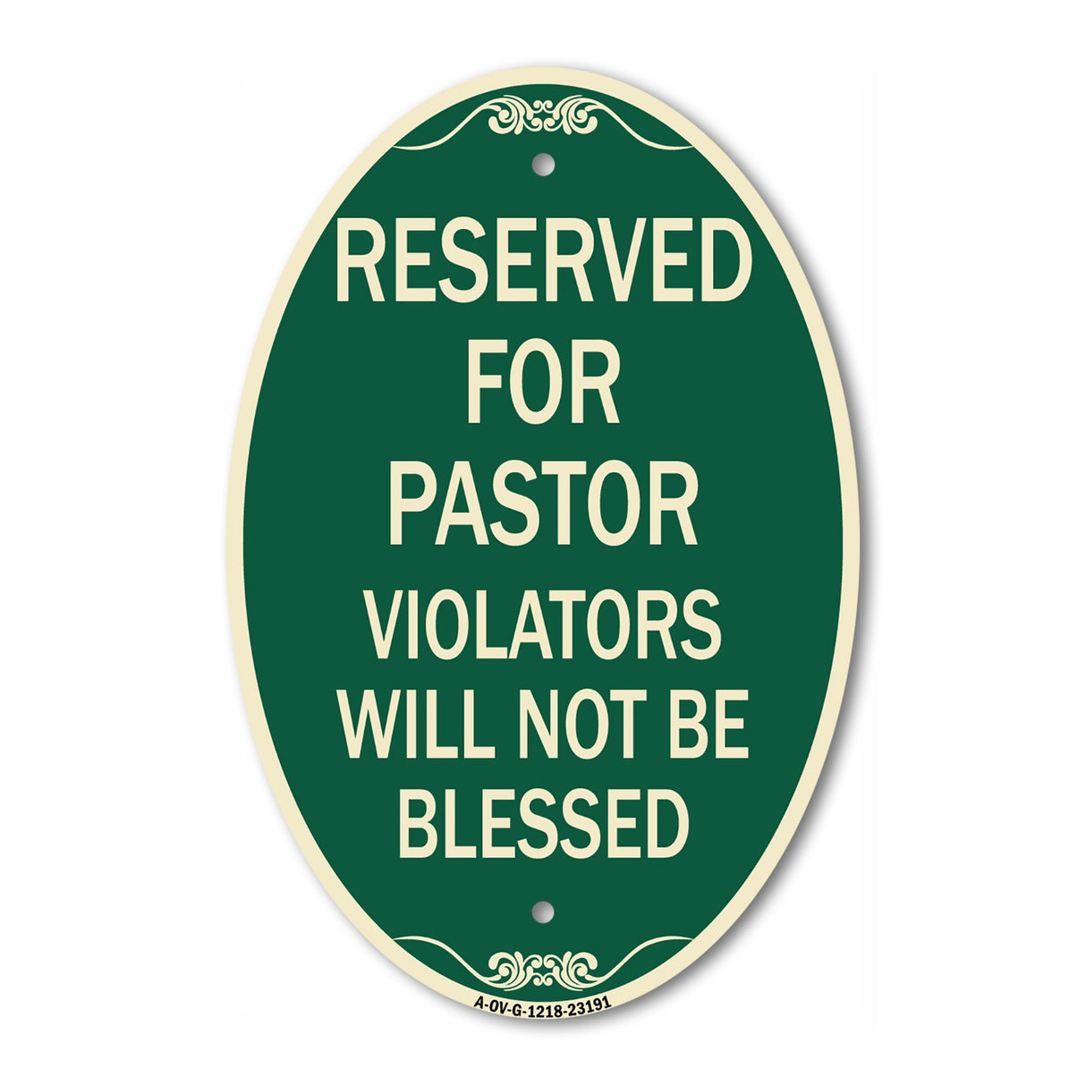 Reserved for Pastor Violators Will Not Be Blessed