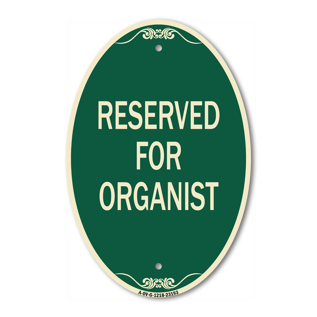 Reserved for Organist