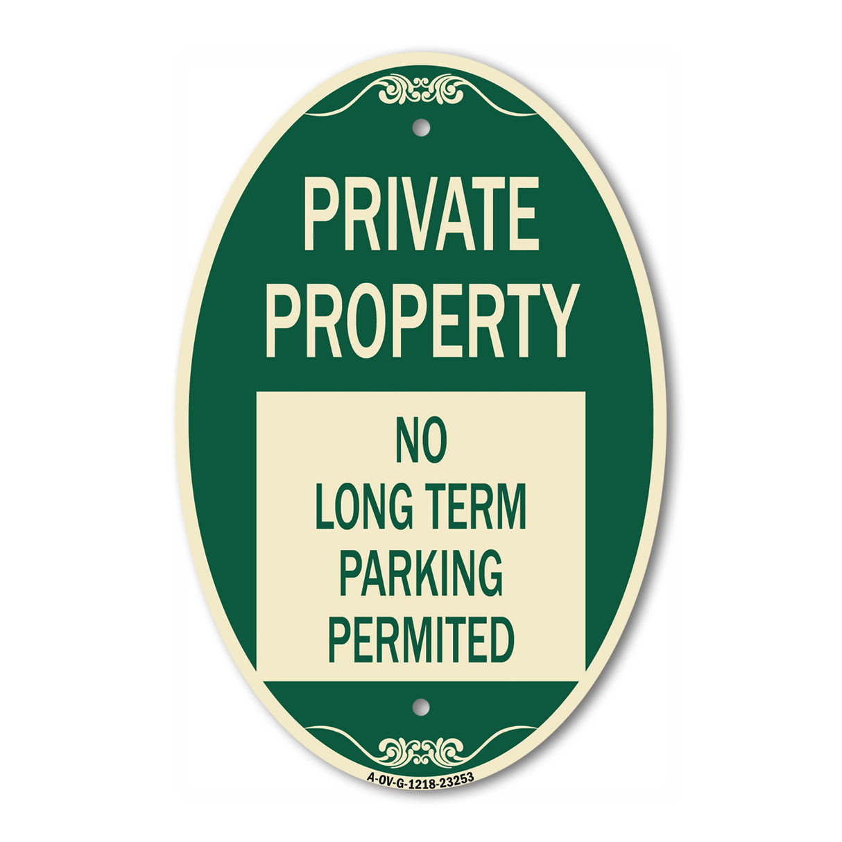 Private Property - No Long-Term Parking Permitted