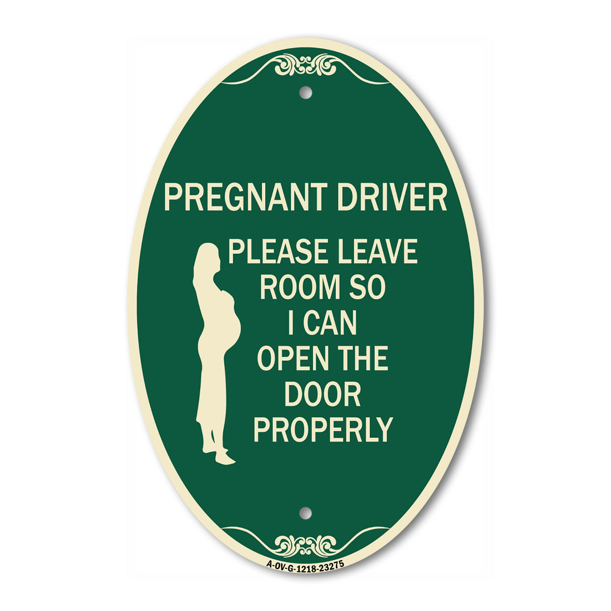 Pregnant Driver - Please Leave Room So I Can Open the Door Properly (With Graphic)