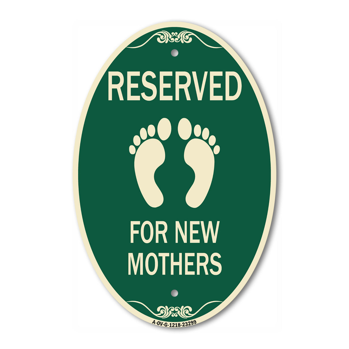 Pink Reserved Parking for New Mothers