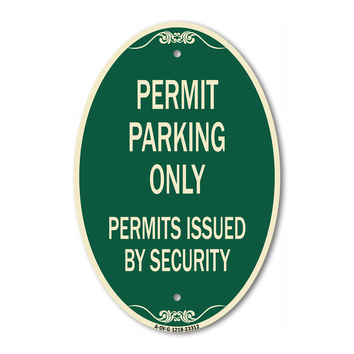 Permit Parking Only Permits Issued by Security