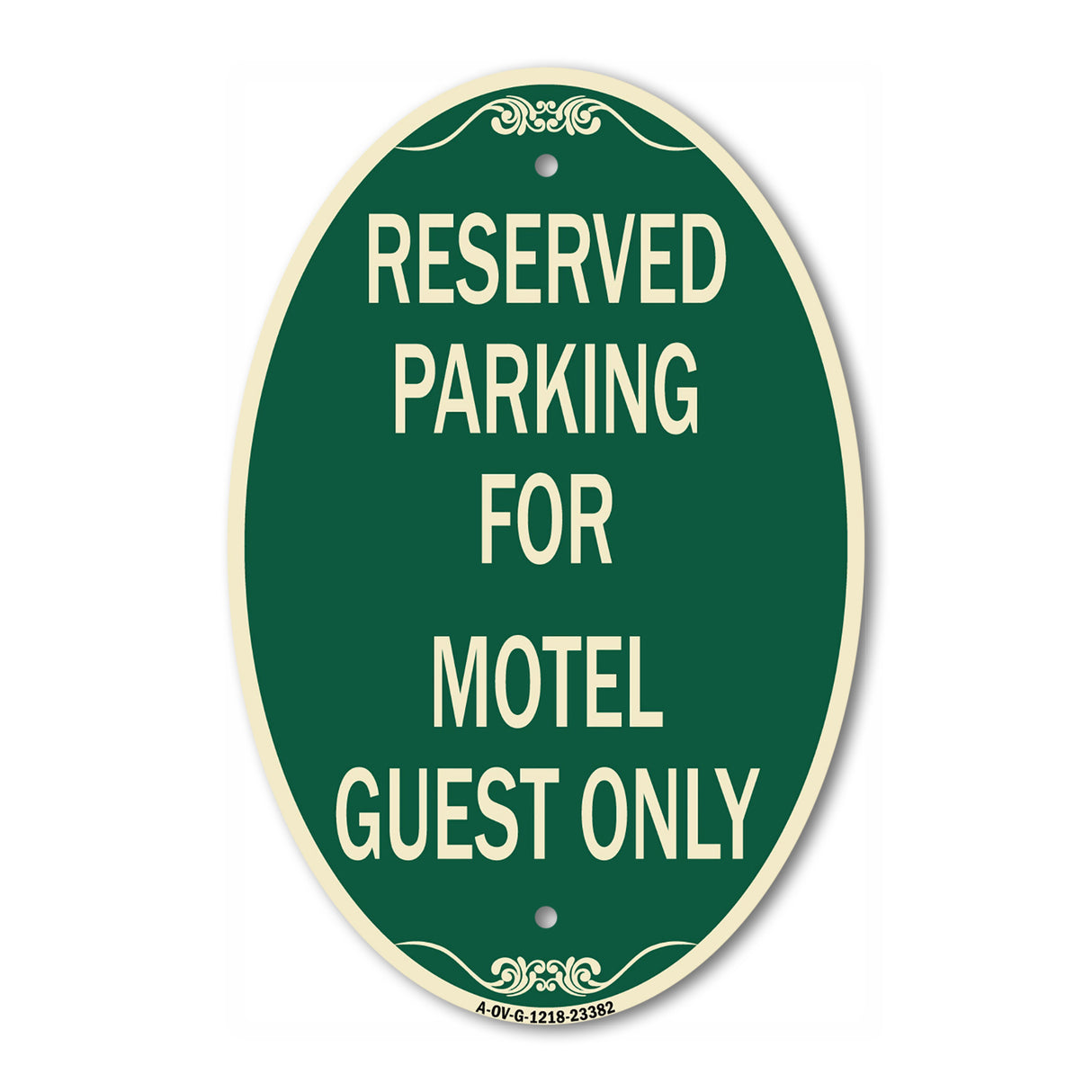 Parking Reserved for Motel Guest Only