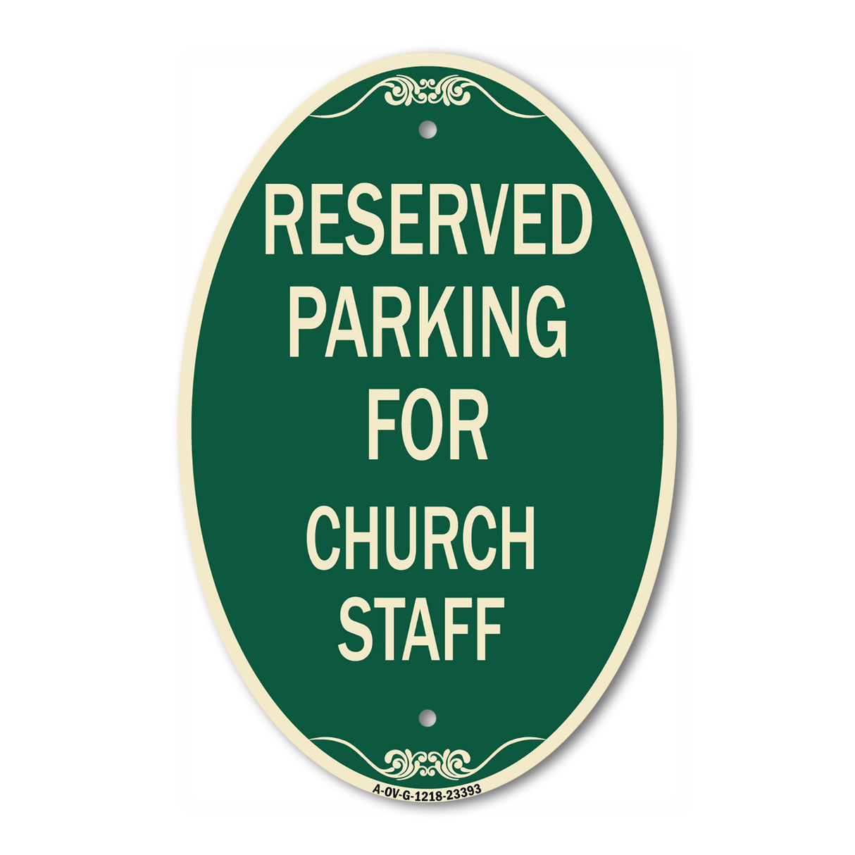 Parking Reserved for Church Staff