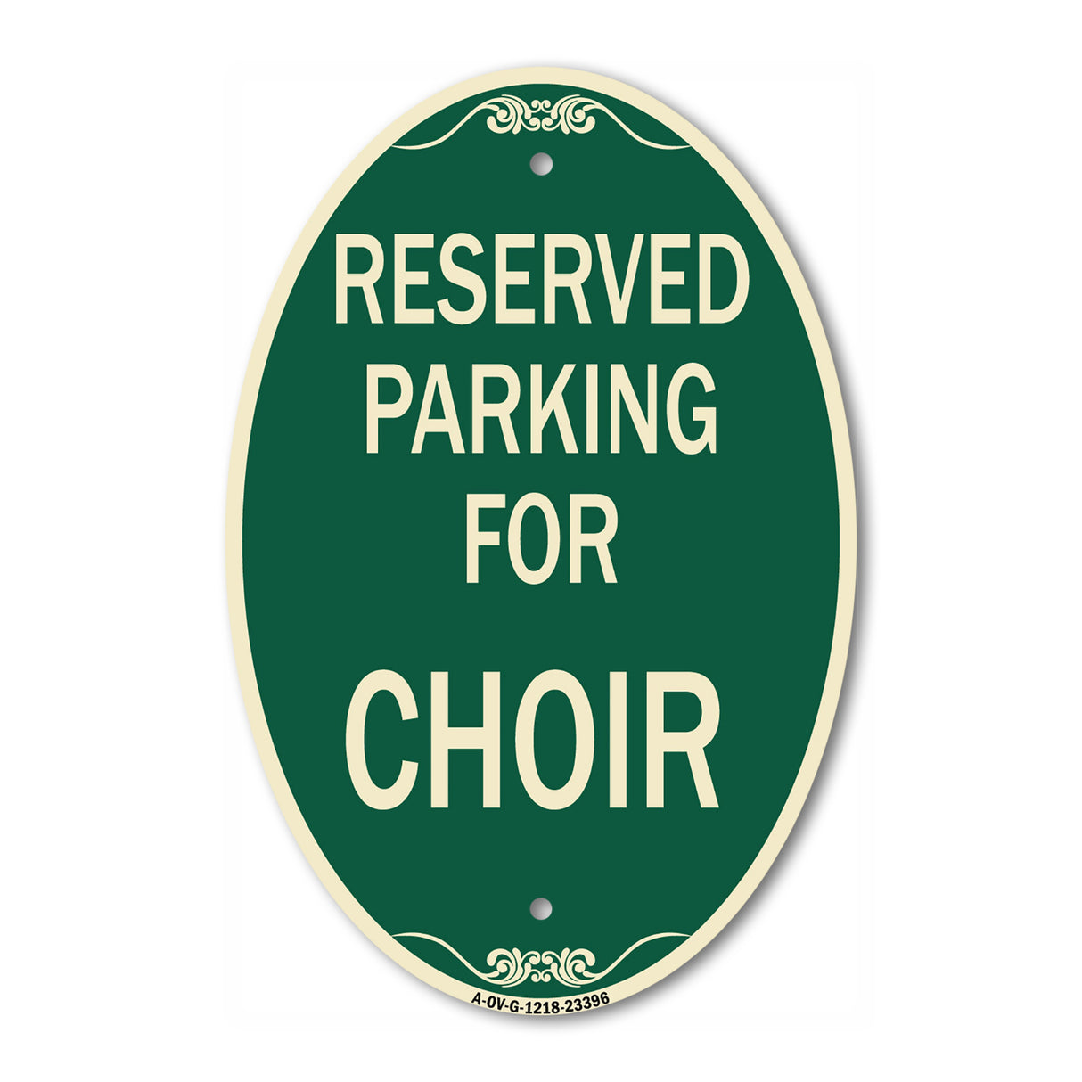 Parking Reserved for Choir