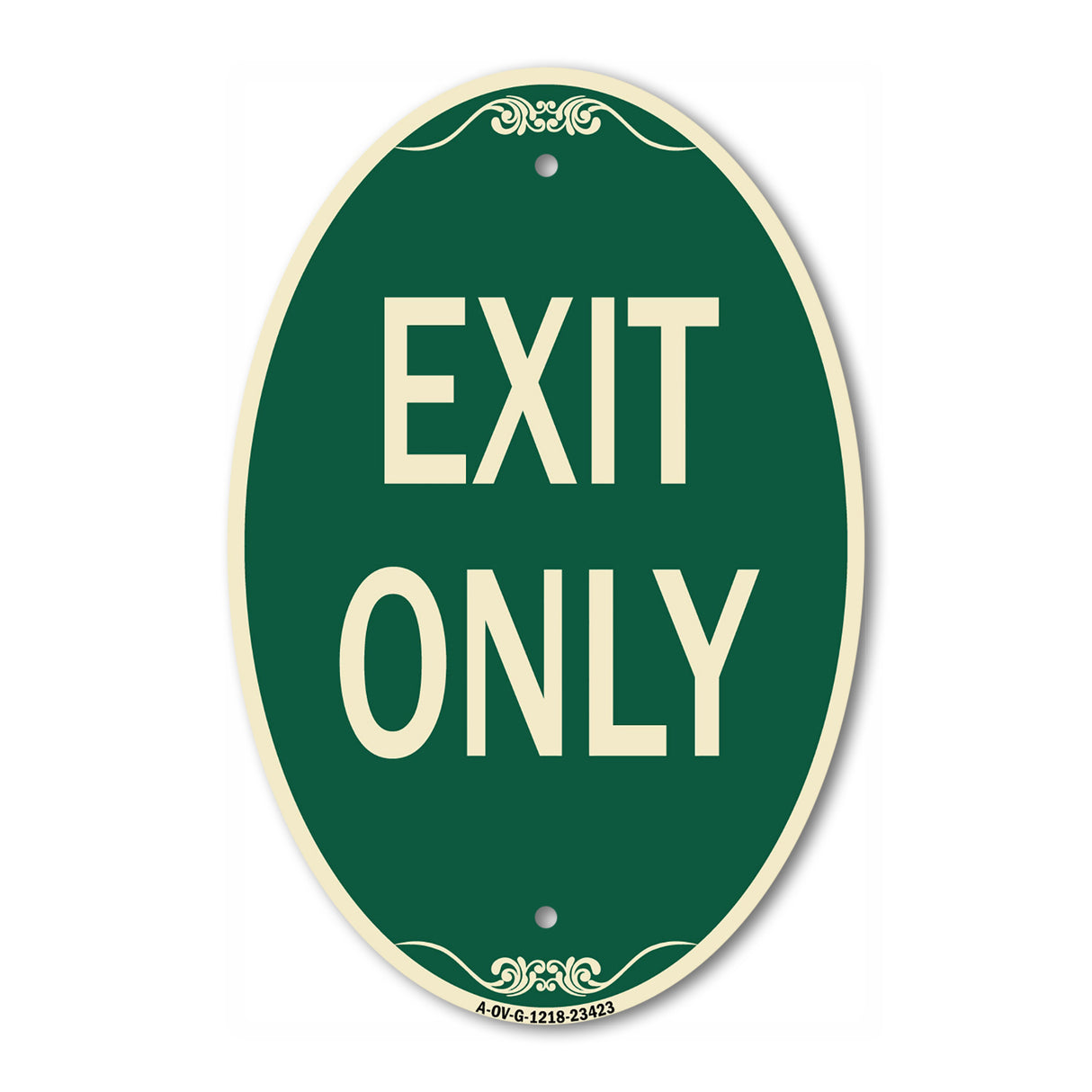 Parking Lot Sign Exit Only