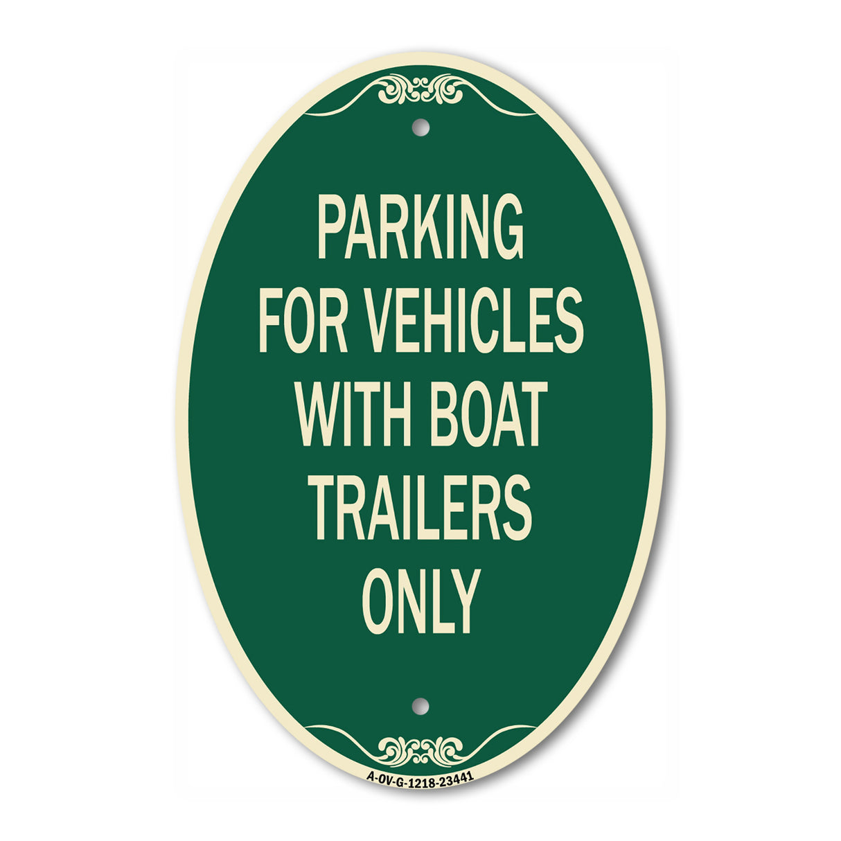 Parking for Vehicles with Boat Trailers Only