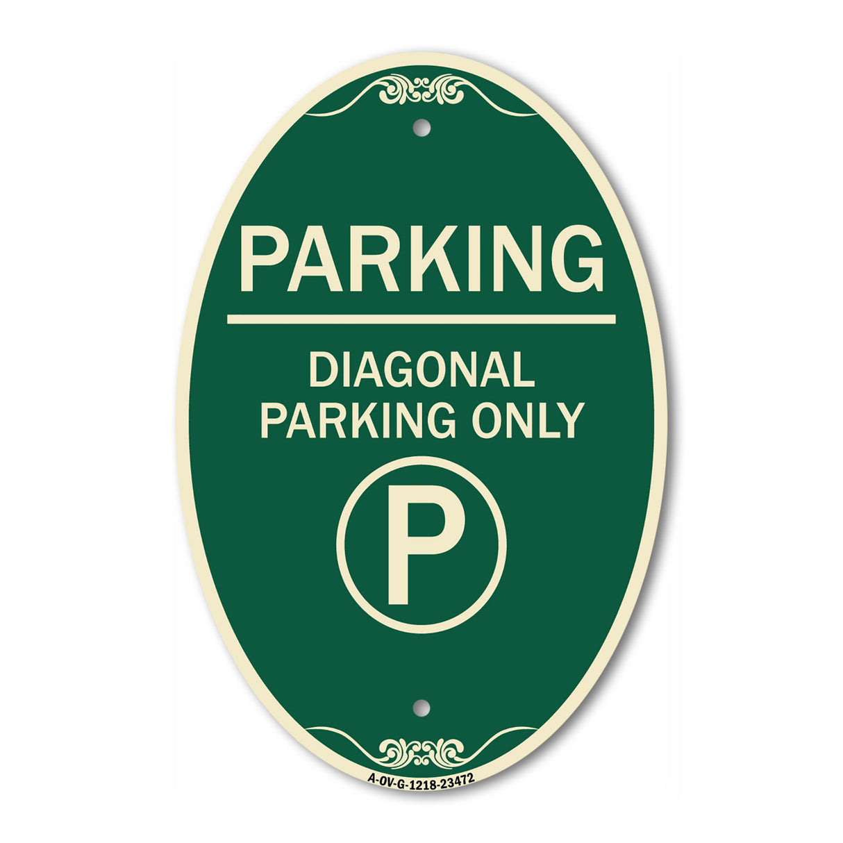 Parking - Diagonal Parking Only (With Parking Symbol)