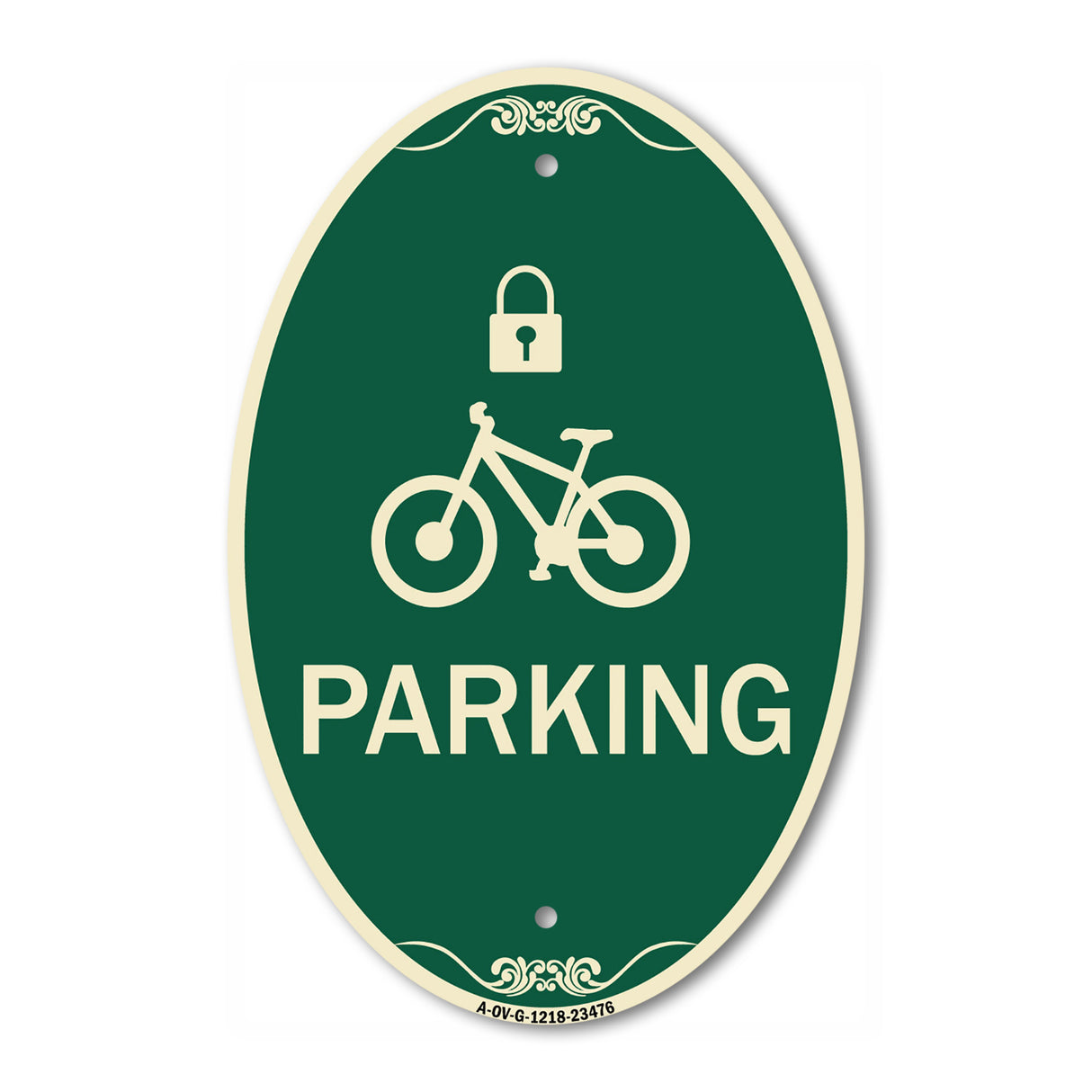 Parking (With Cycle and Lock Symbol)