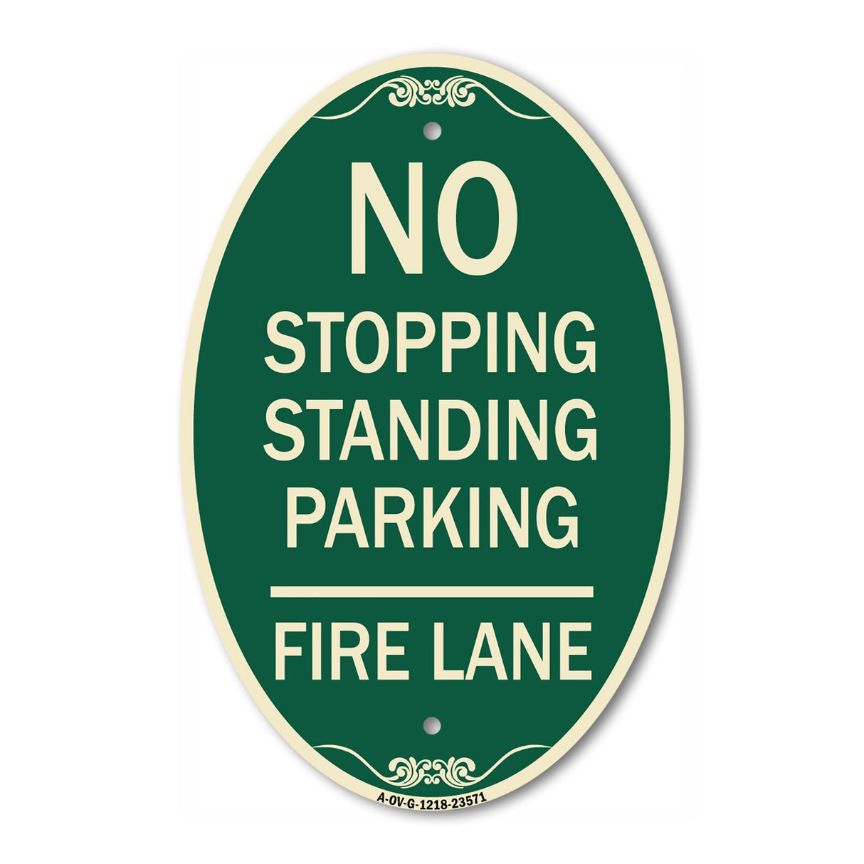 No Stopping Standing Parking - Fire Lane
