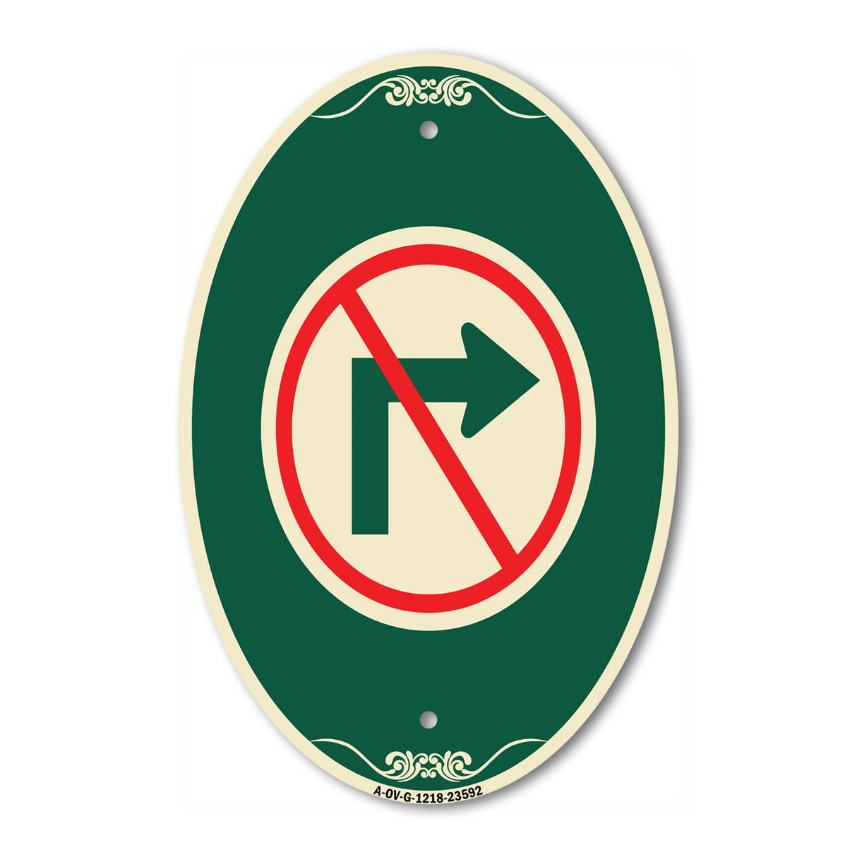 No Right Turn (Graphic Only)