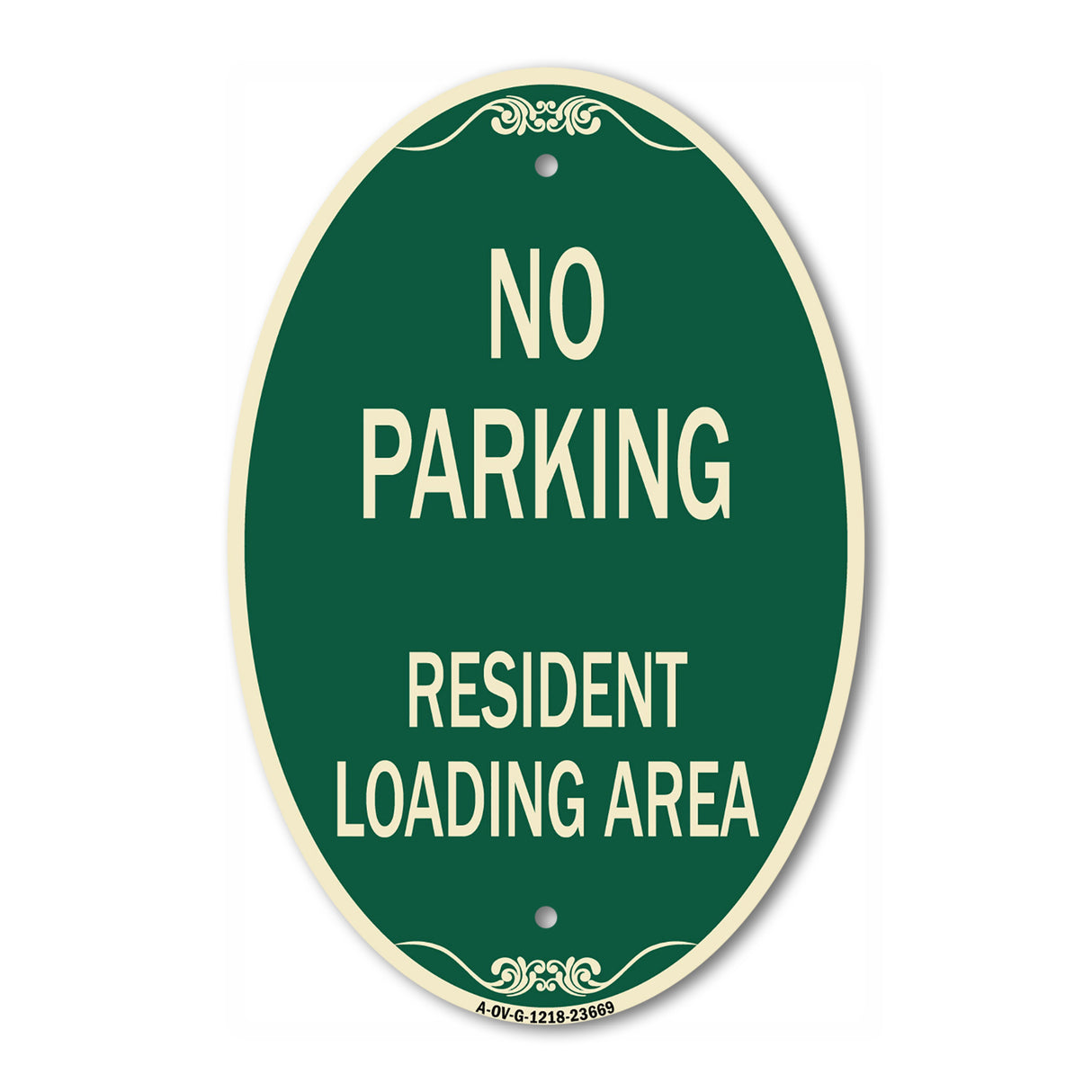 No Parking Sign No Parking - Resident Loading Area