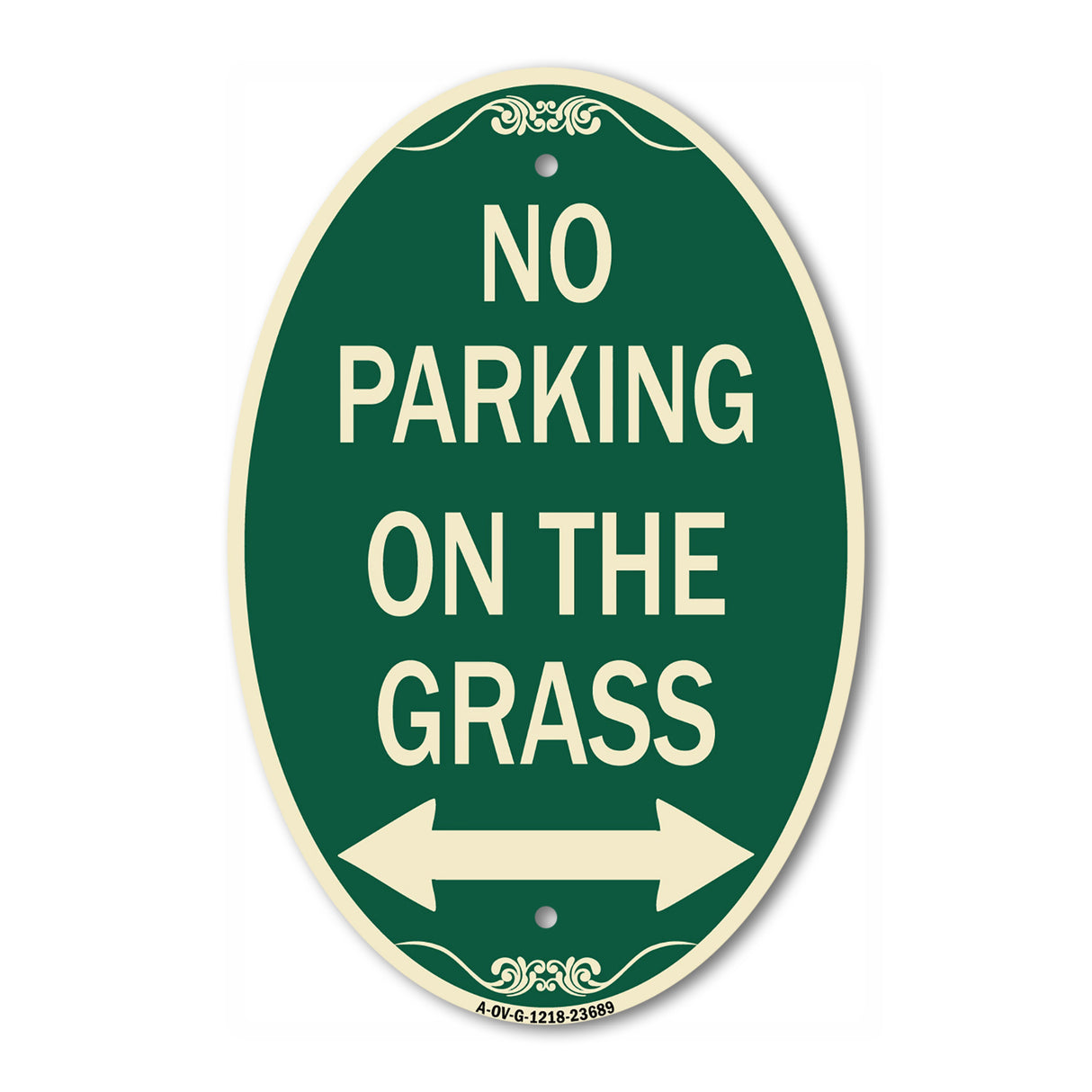 No Parking on the Grass (With Bidirectional Arrow