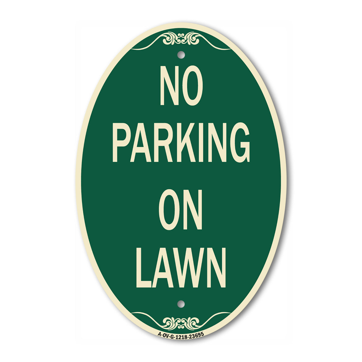 No Parking on Lawn