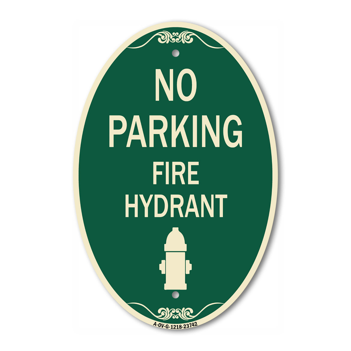 No Parking Fire Hydrant (With Graphic)