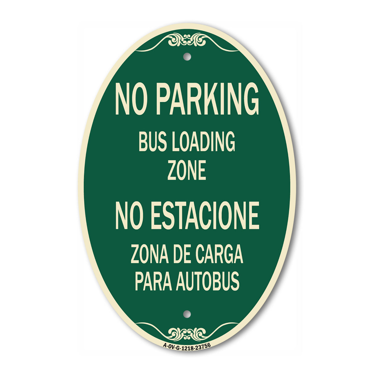 No Parking Bus Loading Zone No Entacionamiento Bus De Carga Zona