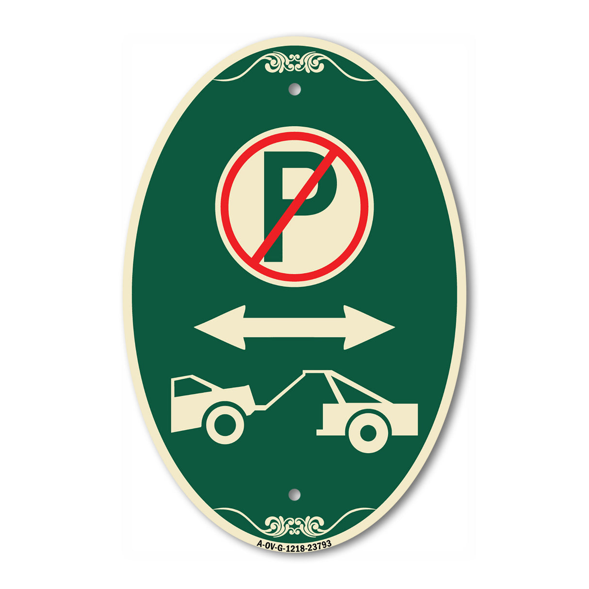 No Parking - Tow Away Zone (With Graphic)