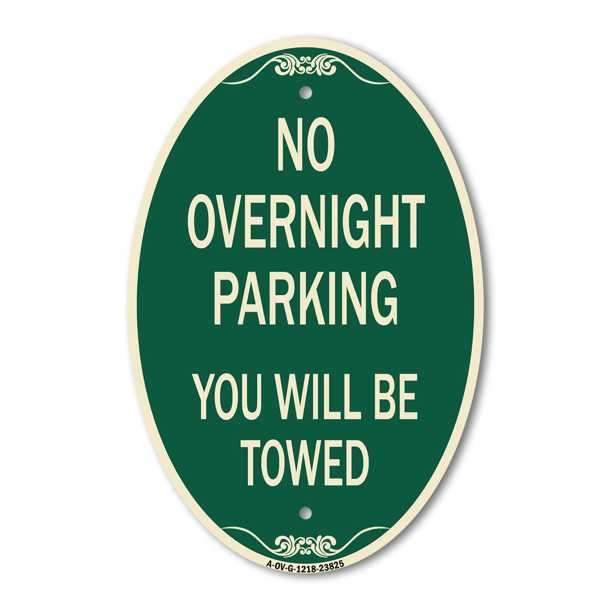 No Overnight Parking You Will Be Towed