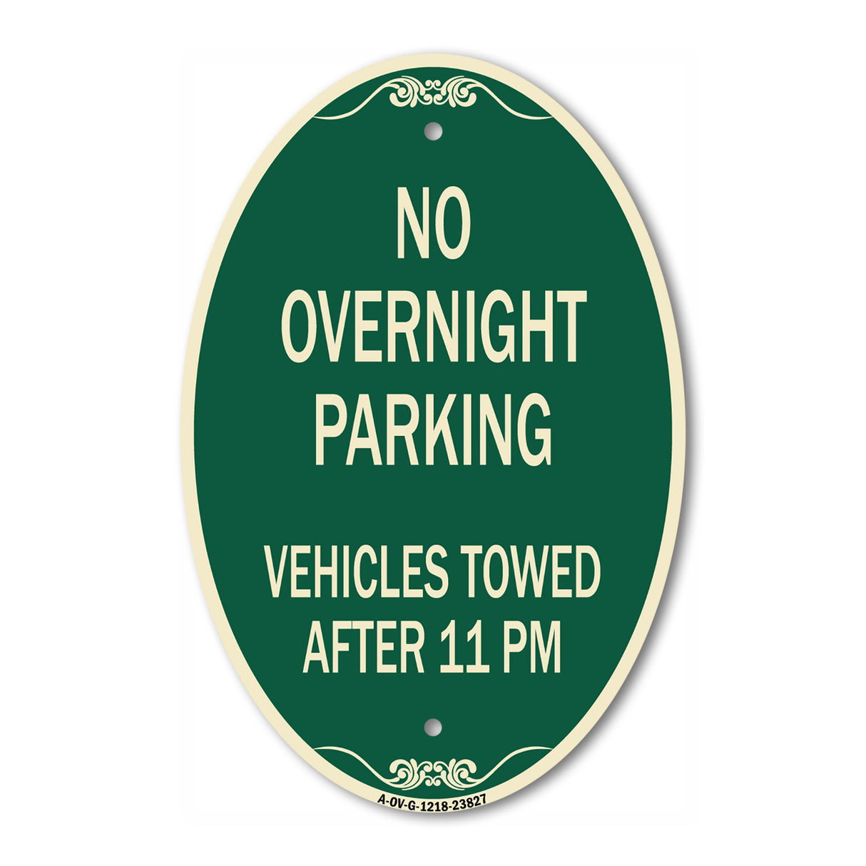 No Overnight Parking Vehicles Towed After 11 Pm