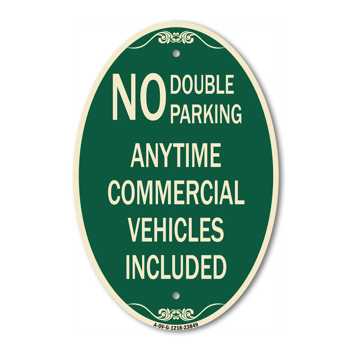 No Double Parking Anytime Commercial Vehicles Included