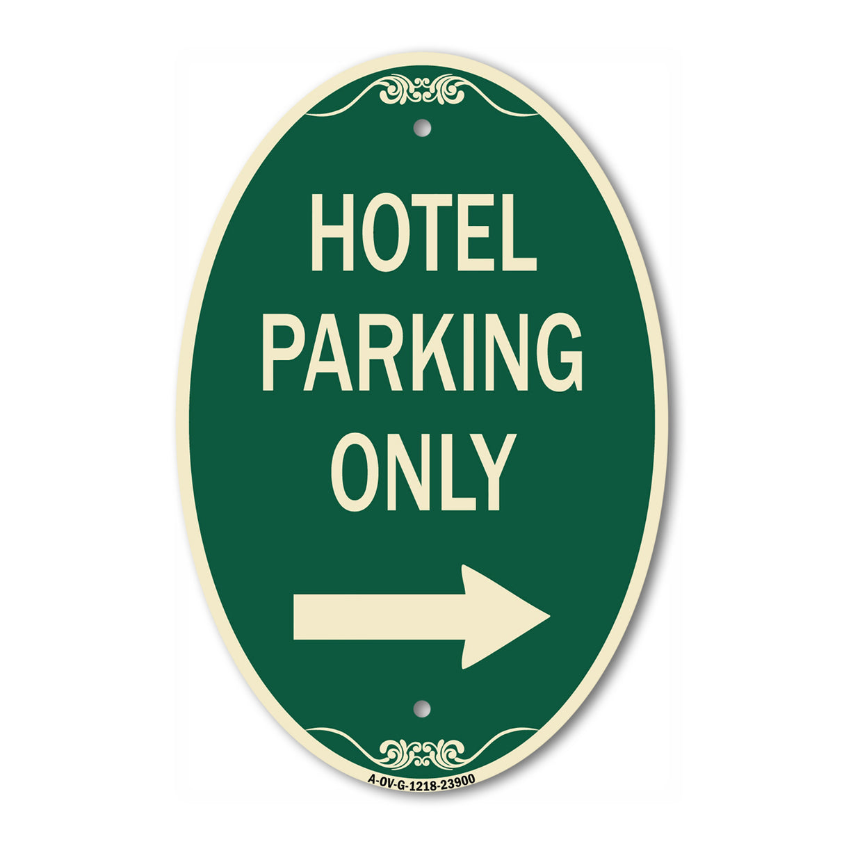 Hotel Parking Only (With Right Arrow)
