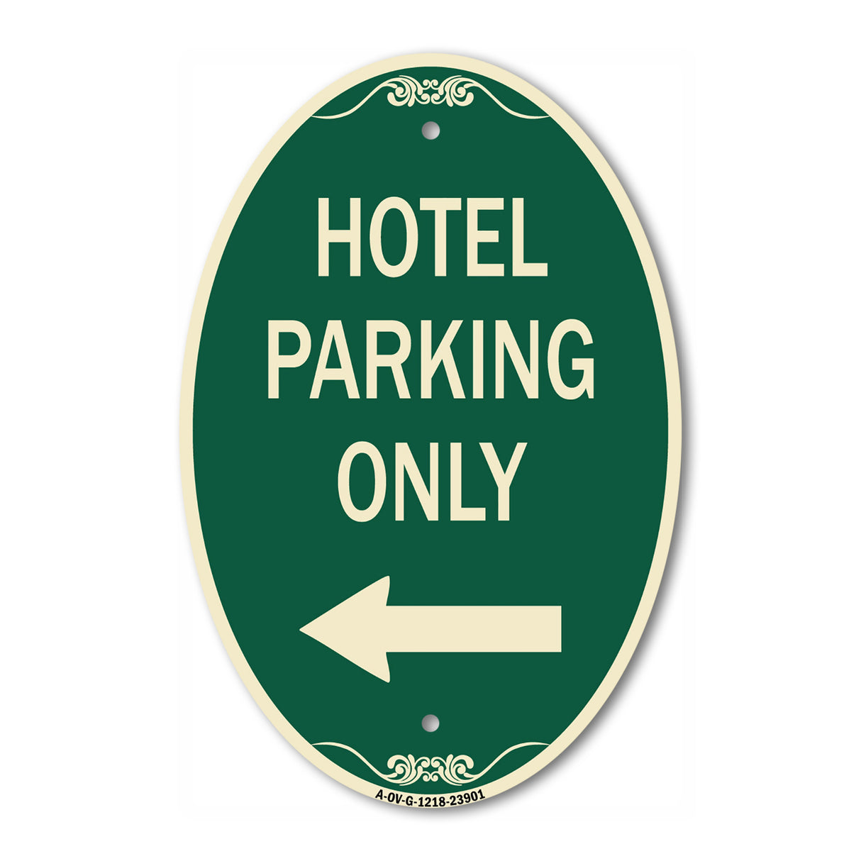 Hotel Parking Only (With Left Arrow)