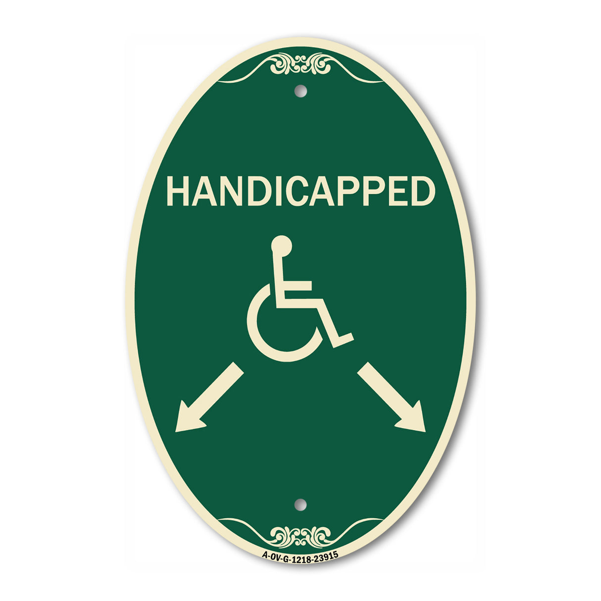 Handicapped Parking with Double Arrows