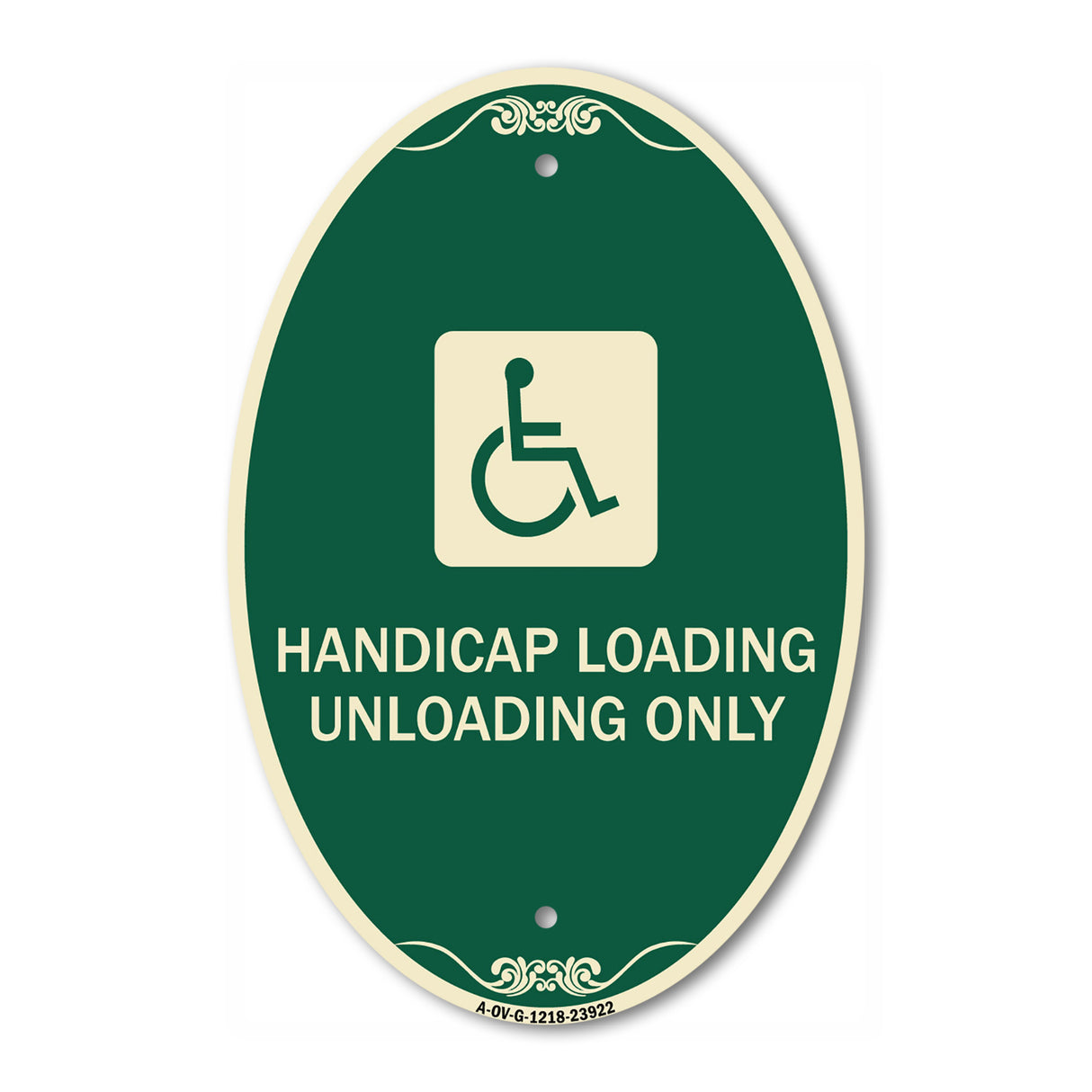 Handicap Loading Unloading Only (With Handicap Symbol)