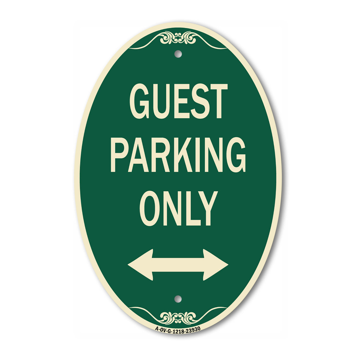 Guest Parking Only (With Bidirectional Arrow)