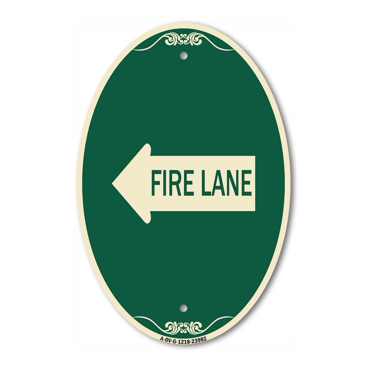 Fire Lane Left Arrow