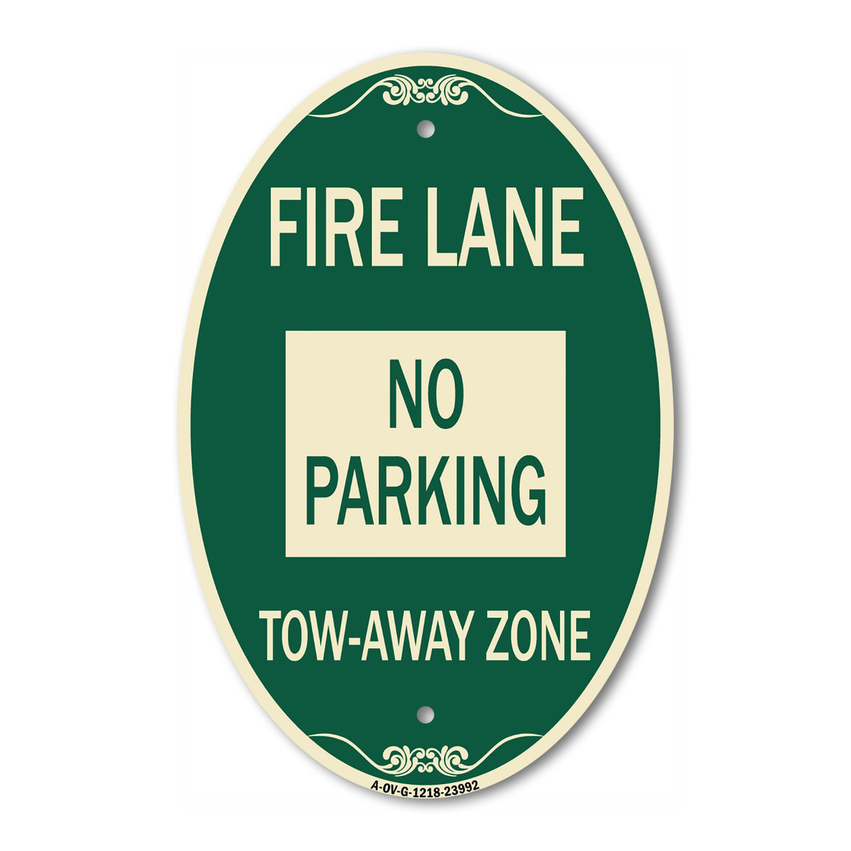 Fire Lane Sign No Parking Tow-Away Zone