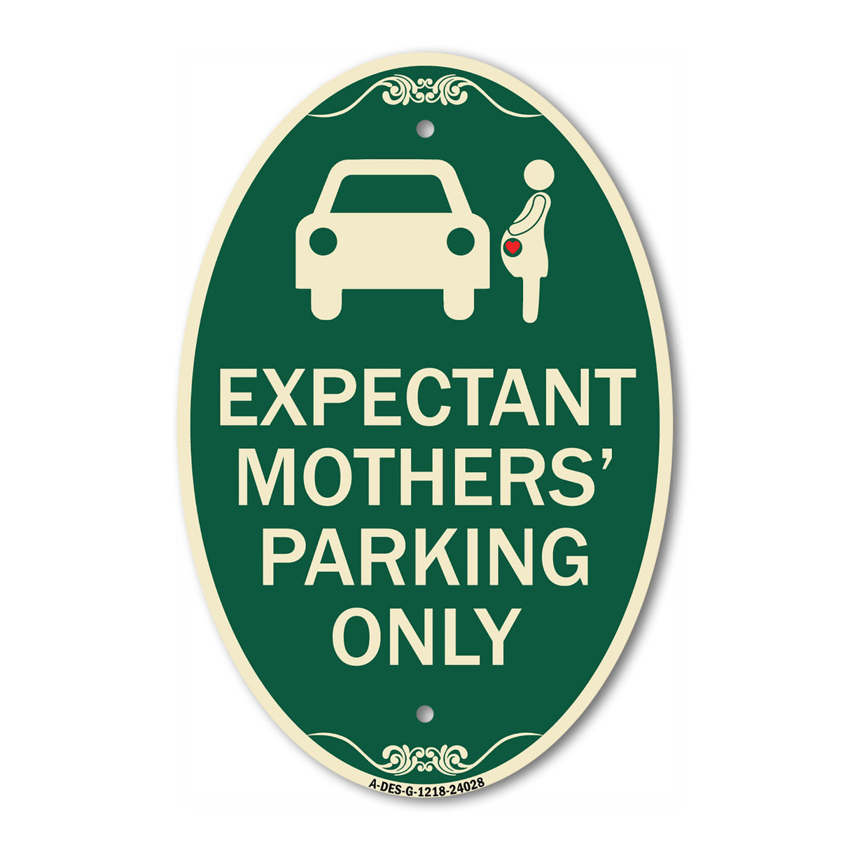 Expectant Mothers' Parking Only (With Graphic)