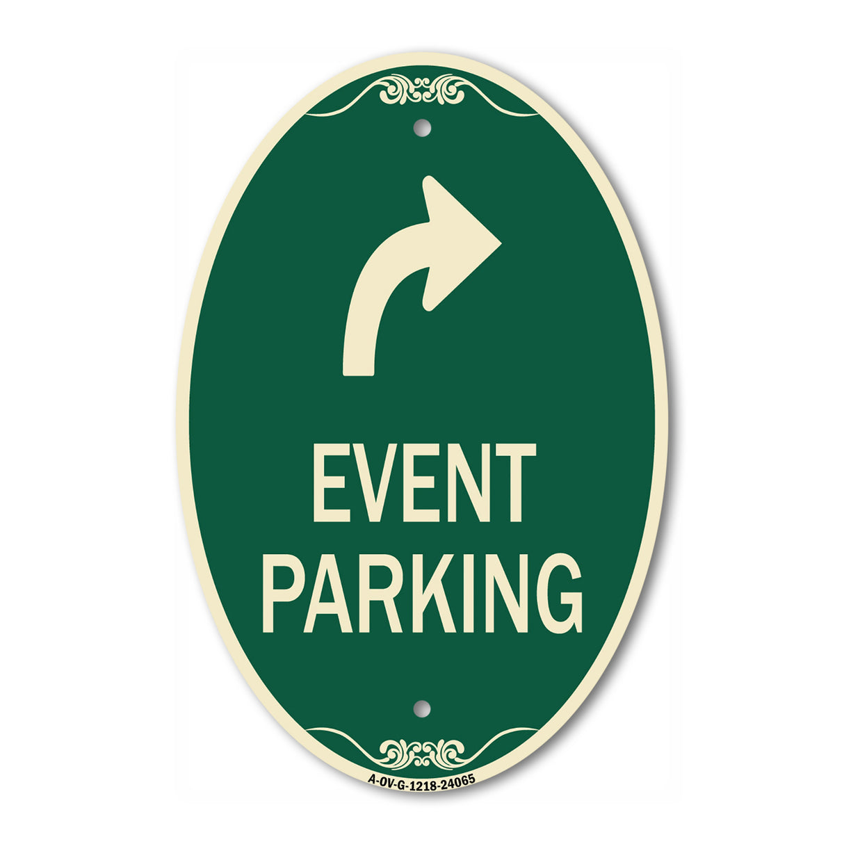 Event Parking Only (With Upper Right Arrow)