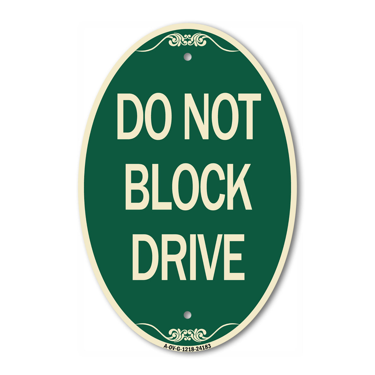 Do Not Block Drive