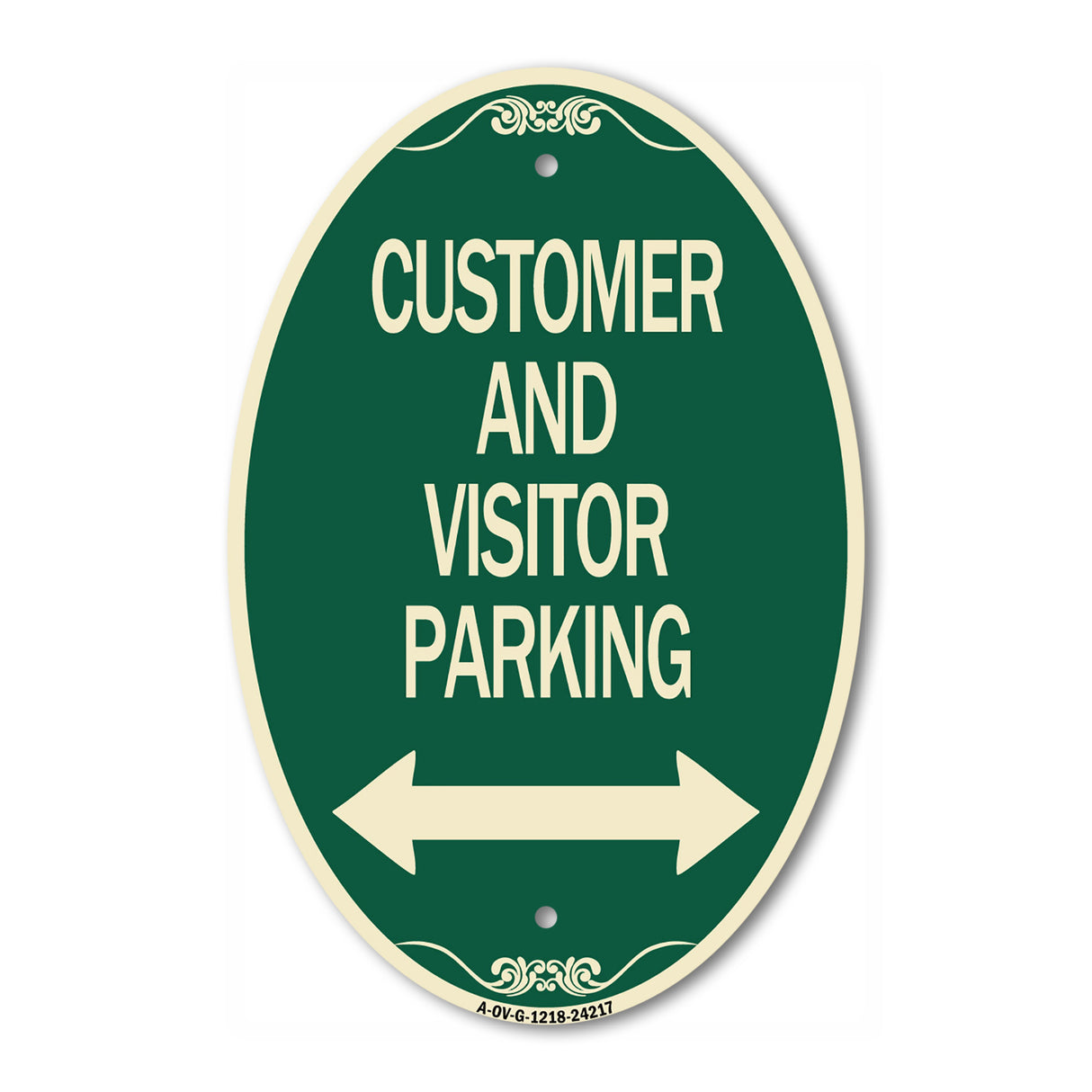 Customer and Visitor Parking (Bidirectional Arrow)