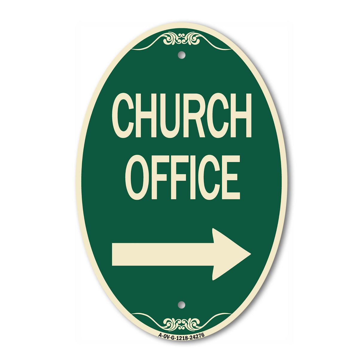 Church Office (With Right Arrow)