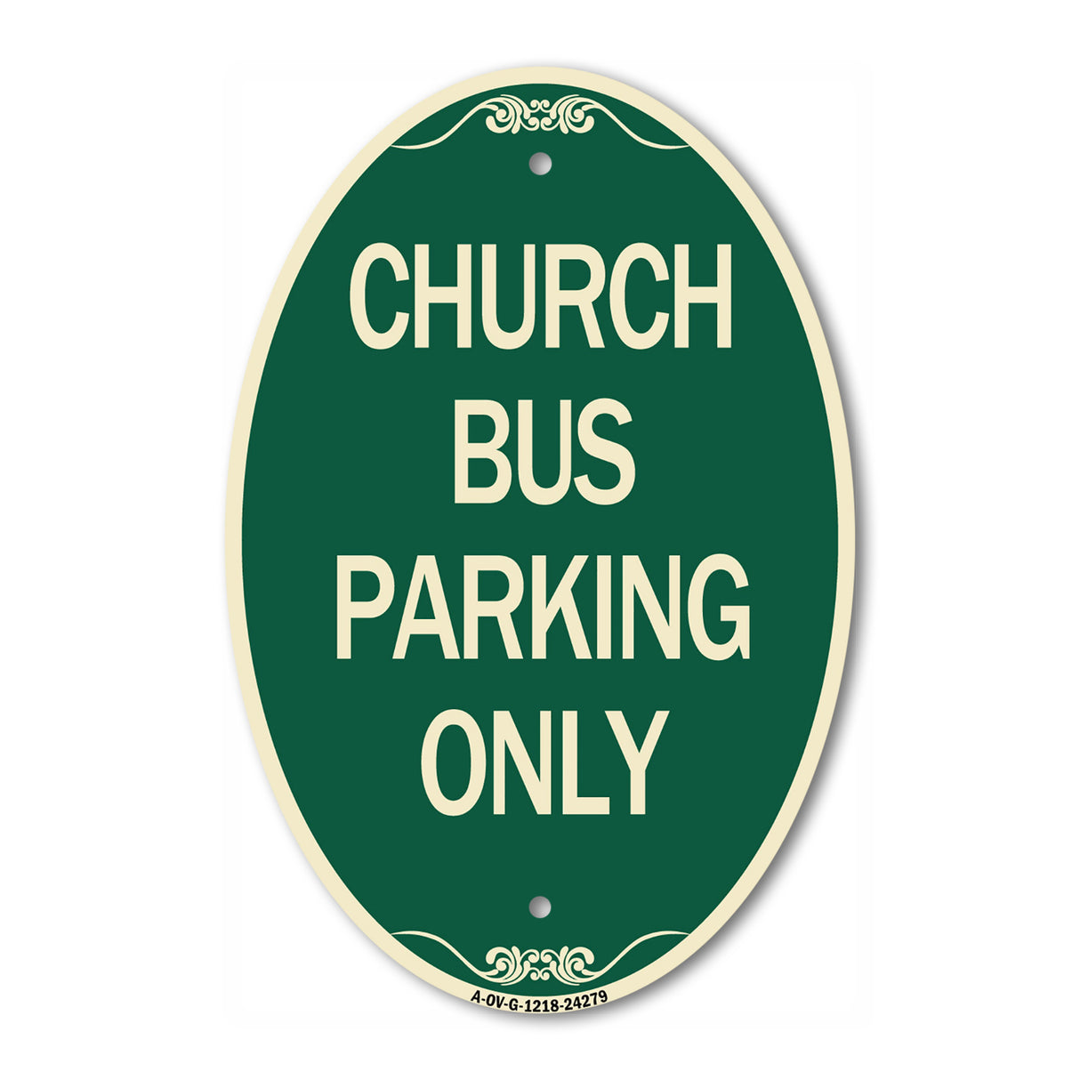 Church Bus Parking Only