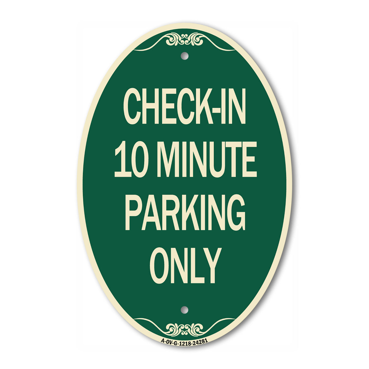 Check - in 10 Minute Parking Only