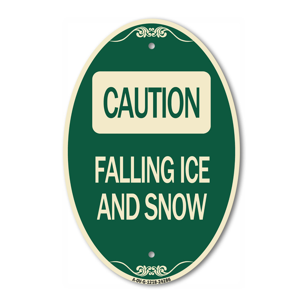 Caution - Falling Ice and Snow
