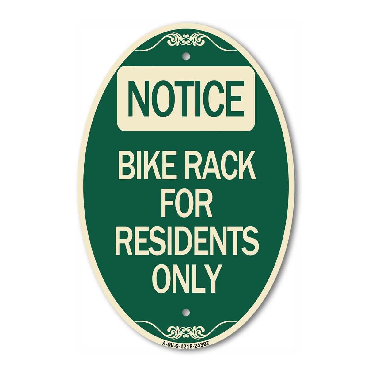 Bike Rack for Residents Only