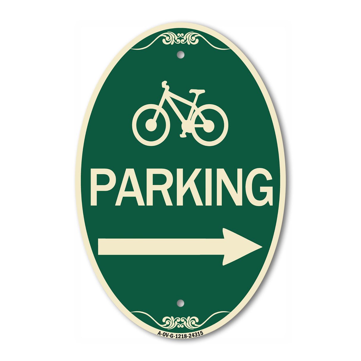 Bicycle Symbol Parking (Right Arrow