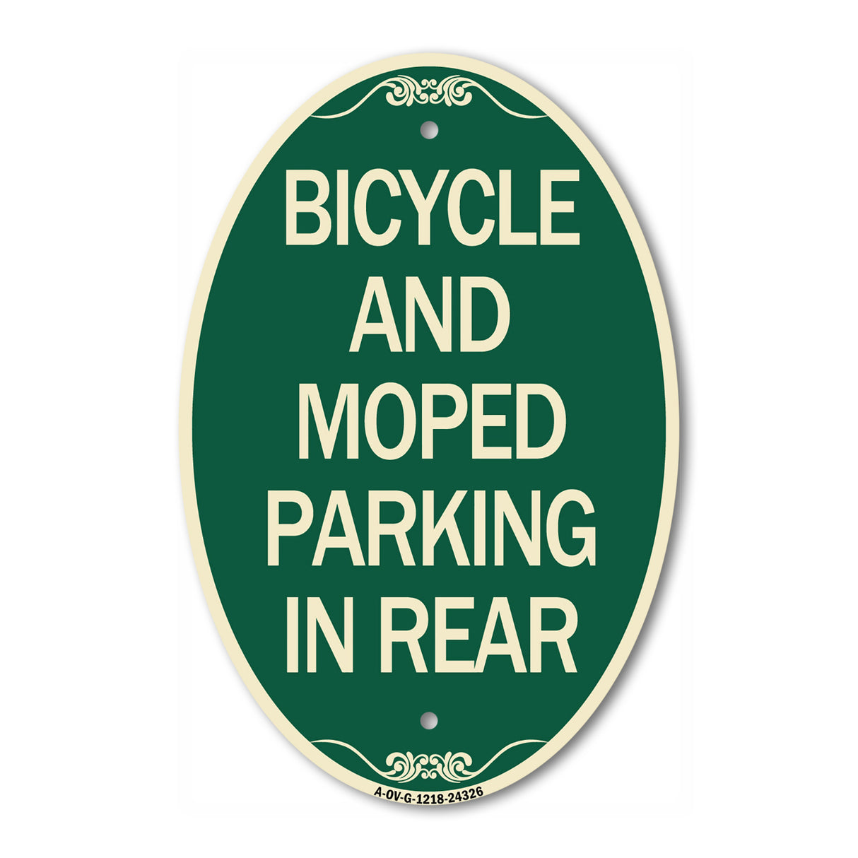 Bicycle and Moped Parking in Rear